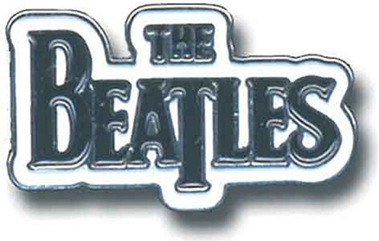 Aufnäher / Abzeichen The Beatles Black Drop T Logo Abzeichen 27 x 15 mm