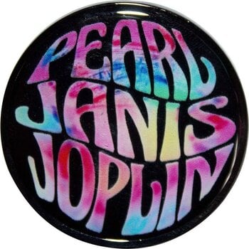Oznaka / značka Janis Joplin Pearl Emblem Colour Bedž 40 mm - 1