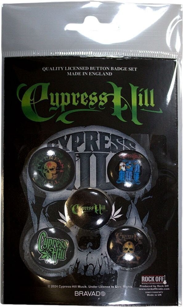 Naszywka / Odznaka Cypress Hill Logos Odznaka 25 mm