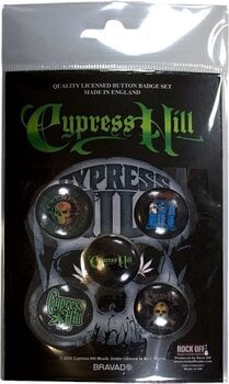 Naszywka / Odznaka Cypress Hill Logos Odznaka 25 mm - 1