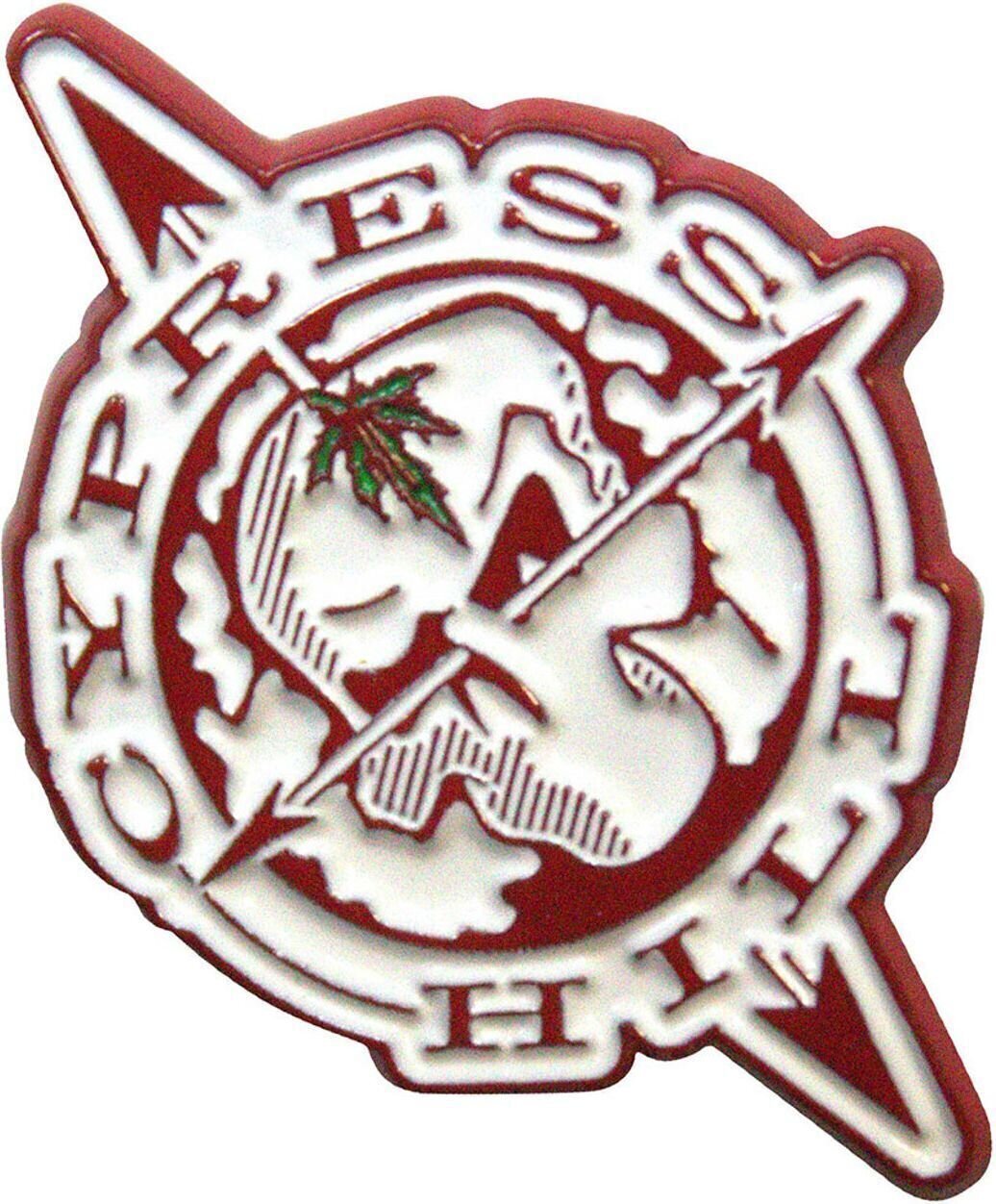 Patch / Badge Cypress Hill Skull Compass Badge 30 mm