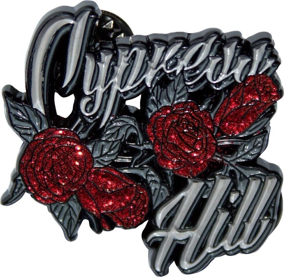 Закрпа / Значка Cypress Hill Roses Logo Значка 35 x 32,9 mm