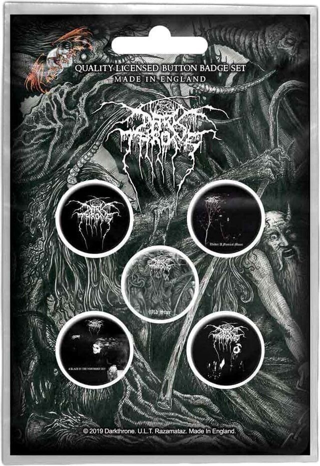 Кръпка / значка Darkthrone Old Star Значка 25 mm
