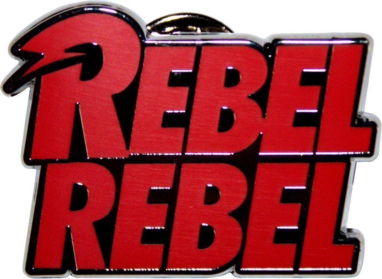 Nášivka / Odznak David Bowie Rebel Rebel Odznak 45 mm