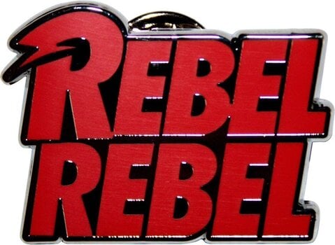 Nášivka / Odznak David Bowie Rebel Rebel Odznak 45 mm - 1