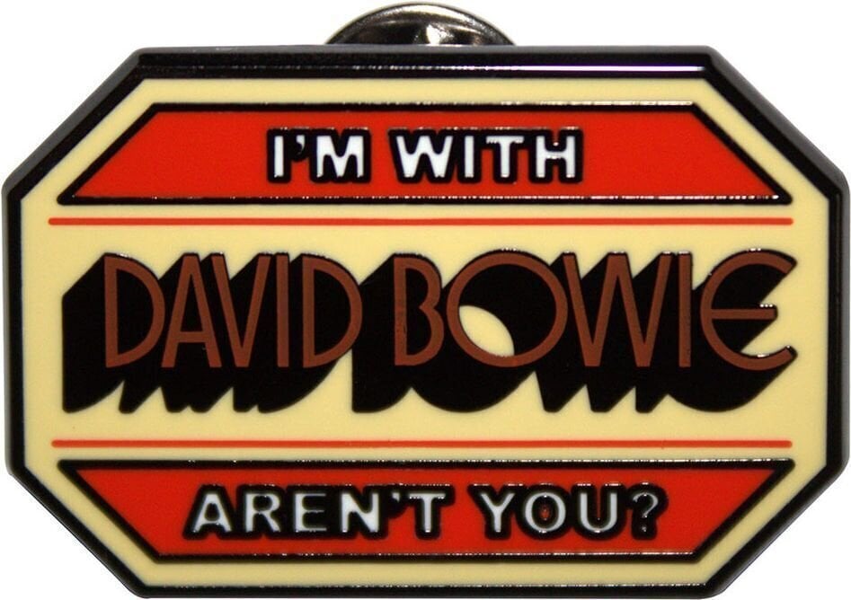 Patch / Badge David Bowie I'm With... Badge 35 mm