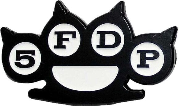 Patch / Badge Five Finger Death Punch Knuckles B&W Badge 40 x 23 mm - 1