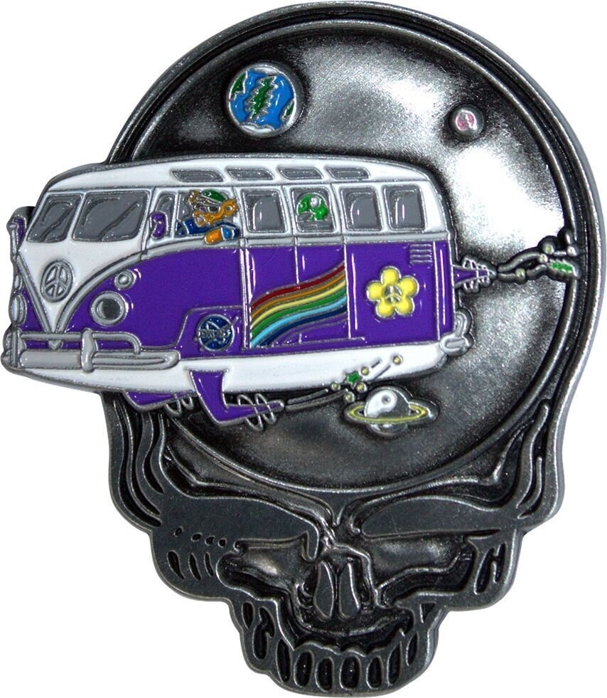 Naszywka / Odznaka Grateful Dead Space Your Face Bus Odznaka 60 mm