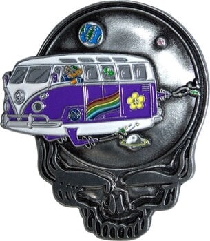 Naszywka / Odznaka Grateful Dead Space Your Face Bus Odznaka 60 mm - 1