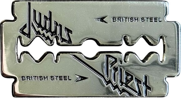 Naszywka / Odznaka Judas Priest British Steel Razor Blade Odznaka 50 mm - 1
