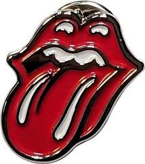 Кръпка / значка The Rolling Stones Classic Tongue Silver Outline Значка 20 x 24 mm