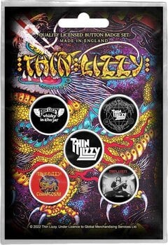 Nášivka / Odznak Thin Lizzy Chinatown Odznak 25 mm - 1