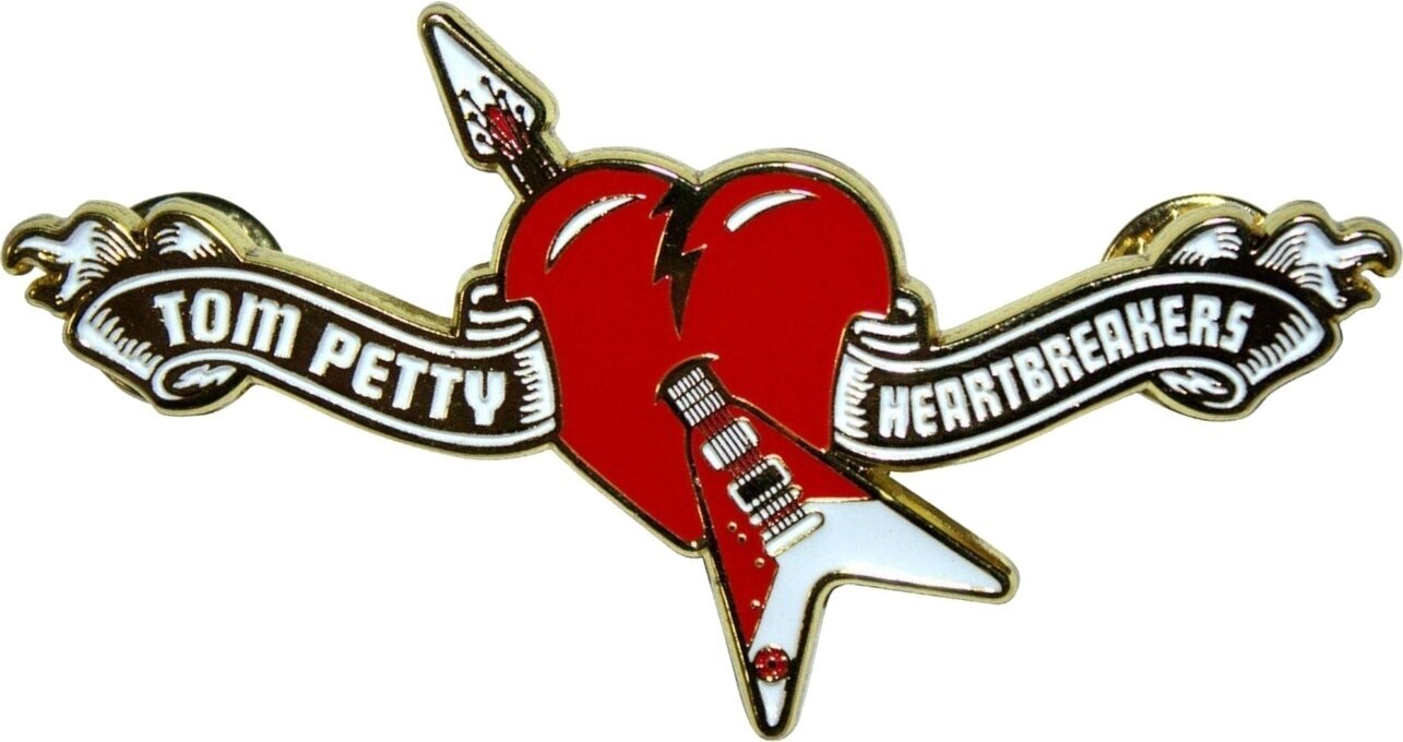 Nášivka / Odznak Tom Petty & The Heartbreakers Heart Logo Odznak