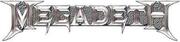 Megadeth Chrome Logo Badge