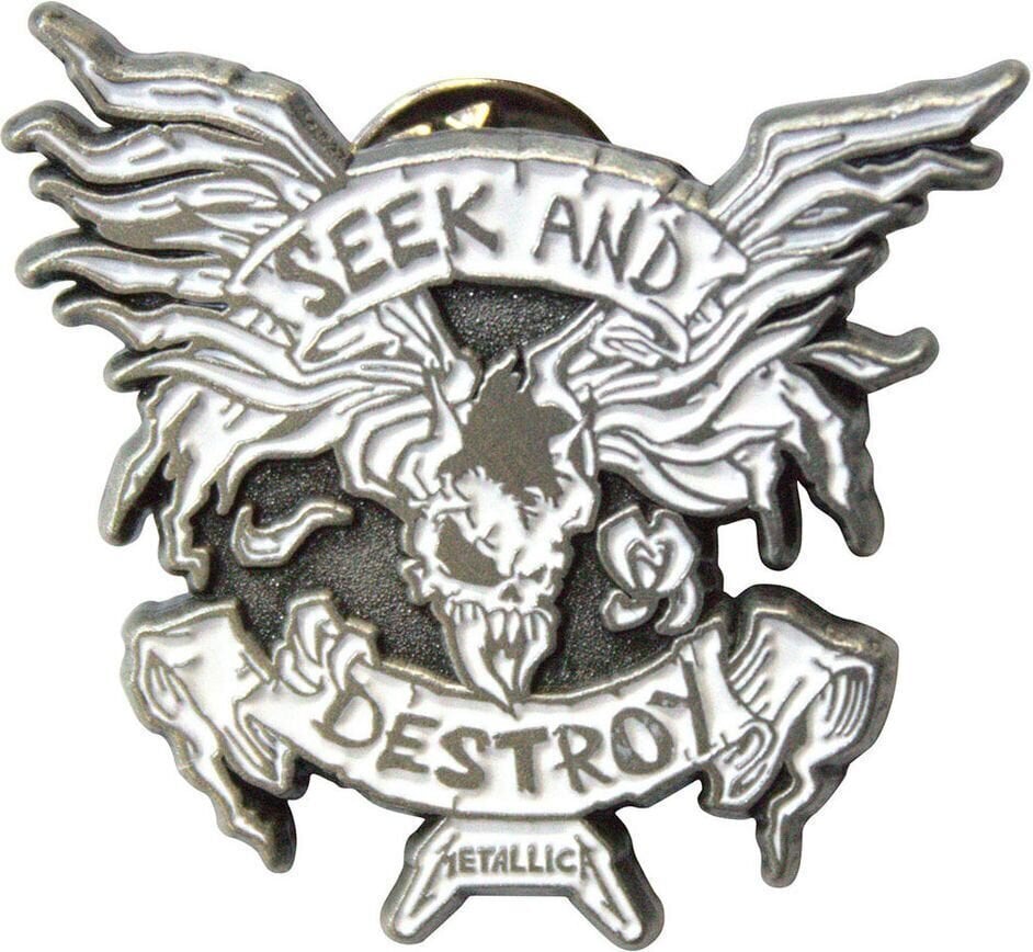 Закрпа / Значка Metallica Seek & Destroy Značka 35 mm