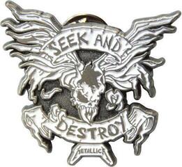 Кръпка / значка Metallica Seek & Destroy Значка 35 mm