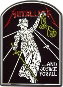 Toppa / Distintivo Metallica And Justice For All Tombstone Distintivo 35 mm - 1