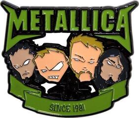 Кръпка / значка Metallica Since 1981 Heads Значка 50 mm