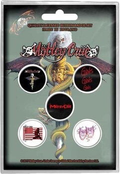 Patch / Badge Motley Crue Dr Feelgood Badge 25 mm - 1