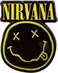 Кръпка / значка Nirvana Logo & Happy Face Cut-Out Значка 35 mm