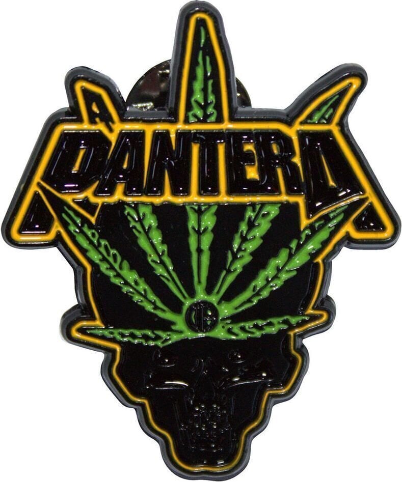 Aufnäher / Abzeichen Pantera Leaf Skull Abzeichen 40 mm