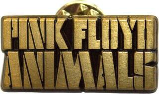 Кръпка / значка Pink Floyd Animals Gold Text Logo Значка 30 mm