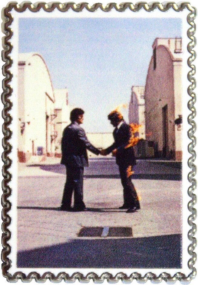 Patch / Badge Pink Floyd Wish You Were Here Stamp Badge 38 mm