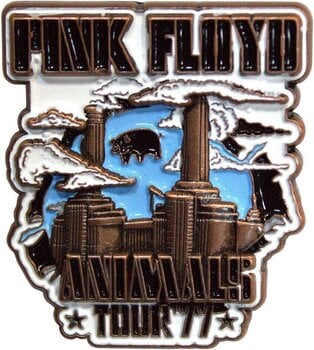 Кръпка / значка Pink Floyd Animals Tour '77 Значка 35 mm - 1