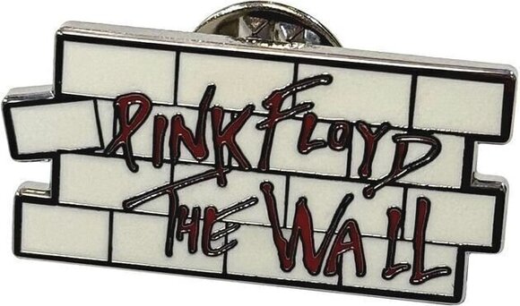 Кръпка / значка Pink Floyd The Wall Logo Значка 31 x 15 mm - 1
