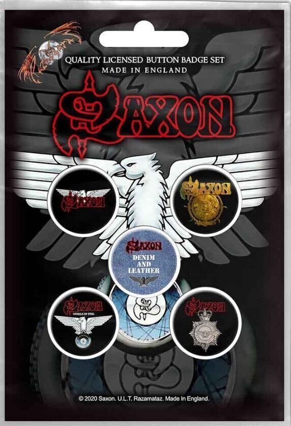 Кръпка / значка Saxon Wheels Of Steel Значка 25 mm