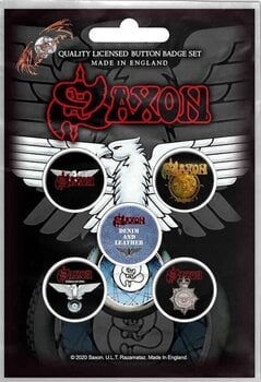 Кръпка / значка Saxon Wheels Of Steel Значка 25 mm - 1