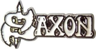 Кръпка / значка Saxon White Logo Значка 30 mm