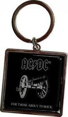 Music pendant AC/DC Logo Outline For Those About To Rock Key Chain