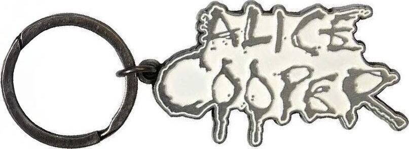 Musikanhänger Alice Cooper Dripping Logo Silver Schlüsselanhänger