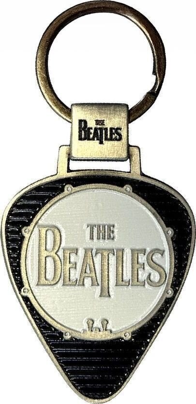 Music pendant The Beatles Drum Logo Plectrum Key Chain