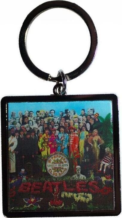 Muzieksleutelhanger The Beatles Sgt Pepper Album Photo Print Sleutelhanger