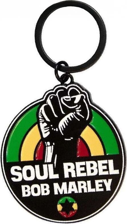 Colgante de música Bob Marley Soul Rebel Llavero