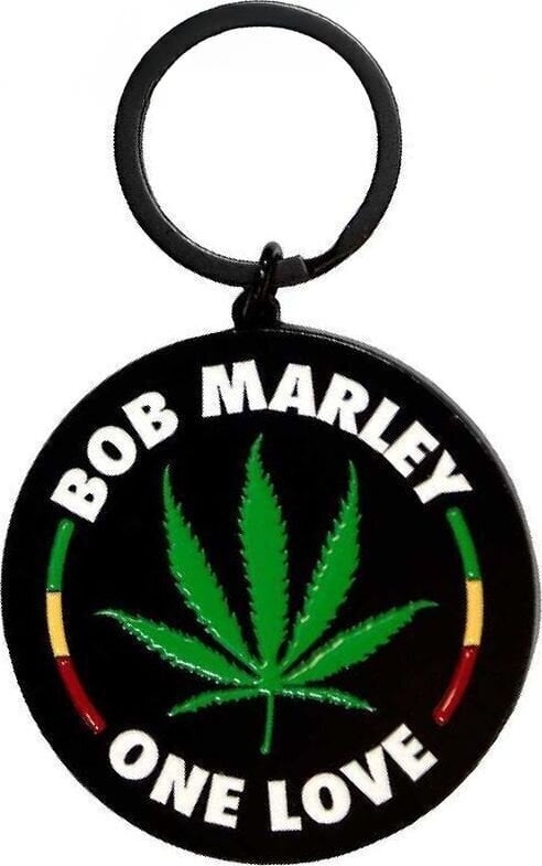 Music pendant Bob Marley Leaf Key Chain