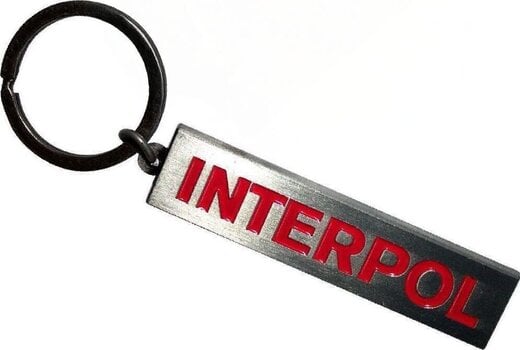 Musikanhänger Interpol Text Logo Schlüsselanhänger - 1