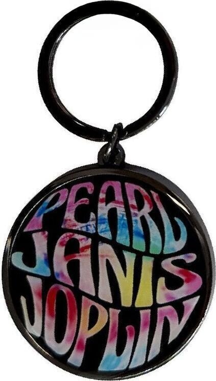 Music pendant Janis Joplin Pearl Emblem Colour Key Chain