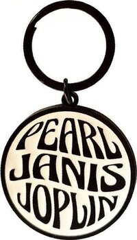 Glazbeni privjesak Janis Joplin Pearl Emblem Mono Privjesak za ključeve - 1