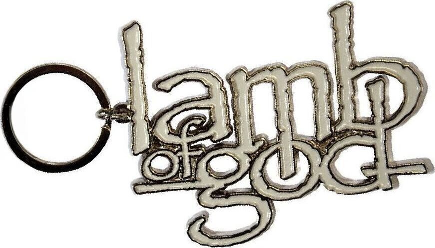 Muusikateemaline ripats Lamb Of God Logo Võtmehoidja