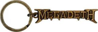 Музикална висулка Megadeth Gold Logo v2 Ключодържател