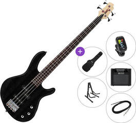 4-string Bassguitar Cort Action PJ SET 2 Open Pore Black 4-string Bassguitar