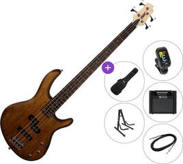 4-string Bassguitar Cort Action PJ SET 2 Open Pore Walnut 4-string Bassguitar