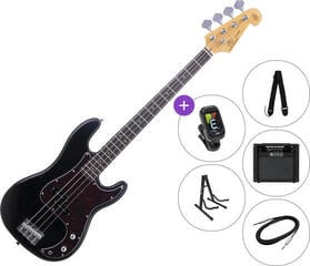 4-string Bassguitar SX SPB62-BK SET 2 Black 4-string Bassguitar