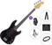 4-strenget basguitar SX SPB62-BK SET 2 Black 4-strenget basguitar