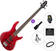 4-kielinen bassokitara Cort Action Bass Plus SET 2 Trans Red 4-kielinen bassokitara