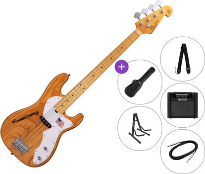 Električna bas gitara SX SBA2PH SET 2 Vintage Natural Električna bas gitara - 1