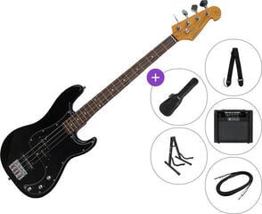 4-string Bassguitar SX SPJ62+ SET 2 Black 4-string Bassguitar